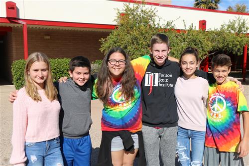 Six students at Cross Middle School