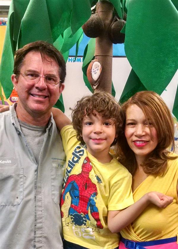 Jayden's family 